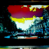 LIMITED PRINT- BELFAST CITY HALL. STENCIL AND SPRAY PAINTS. A4/ 21 x 29.7 cm
