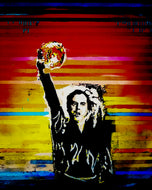LIMITED PRINT- ERNIE MCCRACKEN, KINGPIN. STENCIL AND SPRAY PAINTS. A4/ 21 x 29.7 cm