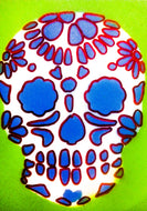 LIMITED PRINT- DÍA DE LOS MUERTO. STENCIL AND SPRAY PAINTS. A4/ 21 x 29.7 cm