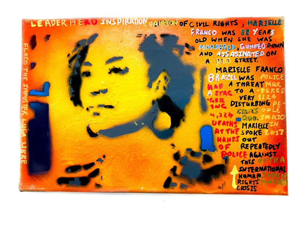 MARIELLE FRANCISCO DA SILVA. STENCIL AND SPRAY PAINTS. A4/ 21 x 29.7cm