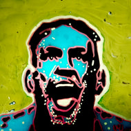 Copy of CONOR MCGREGOR. STENCIL AND SPRAY PAINTS. A4/ 21 x 29.7 cm