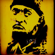 LIMITED PRINT- OMAR COMIN'. STENCIL AND SPRAY PAINTS. A4/ 21 x 29.7 cm