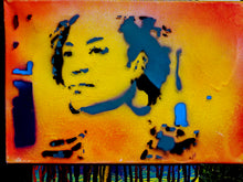 Load image into Gallery viewer, MARIELLE FRANCO. STENCIL AND SPRAY PAINTS. A4/ 21 x 29.7 cm
