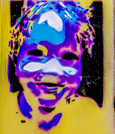 LIMITED PRINT- NEPHEW. STENCIL AND SPRAY PAINTS. A4/ 21 x 29.7 cm